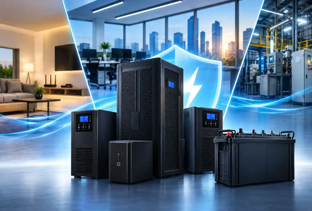 UPS power backup systems for home, office and industrial applications in Bangalore